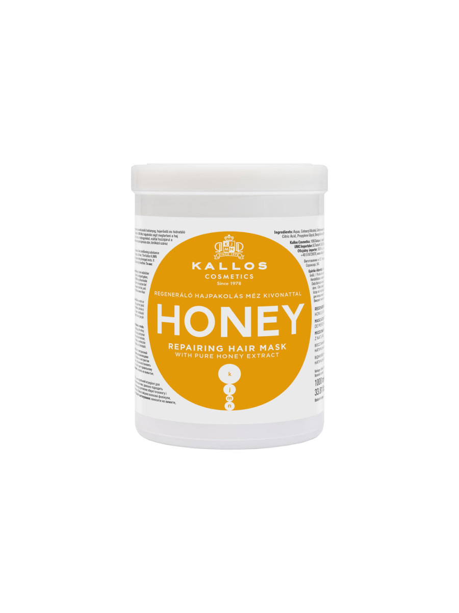 KJMN "HONEY" Восстанавливающая маска для волос с экстрактом меда