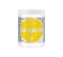 KJMN "BANANA" Банановая укрепляющая маска для волос Kallos с мультивитаминным комплексом