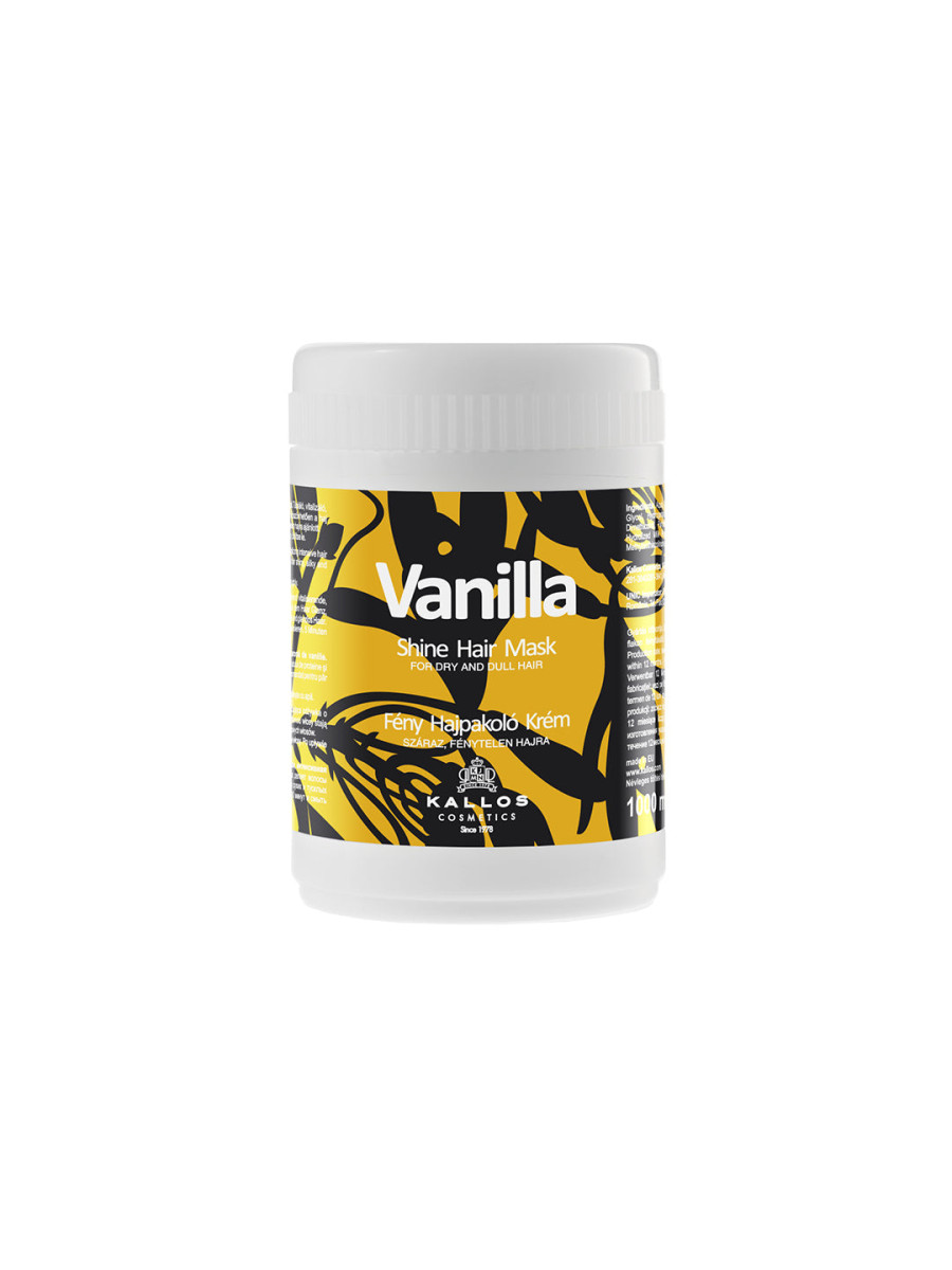 Маска для волос KALLOS Vanilla Shine для сухих и тусклых волос