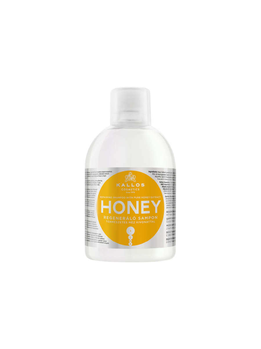 KJMN Восстанавливающий шампунь "HONEY" с экстрактом меда