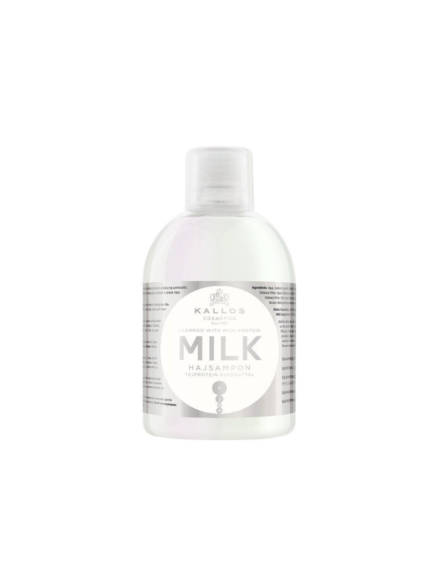KJMN Milk питательный шампунь с протеинами молока