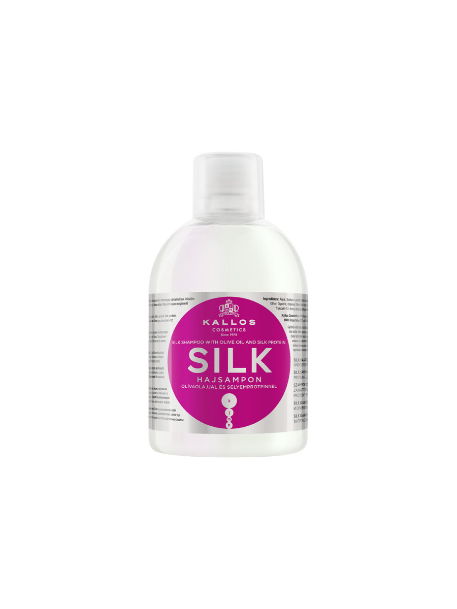 KJMN SILK шампунь с протеинами шелка и оливковым маслом