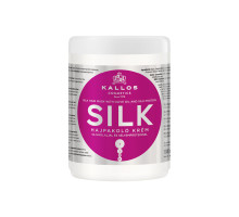KJMN "SILK"  маска для волос  с оливковым маслом и протеином шелка для сухих, чувствительных и безжизненных волос